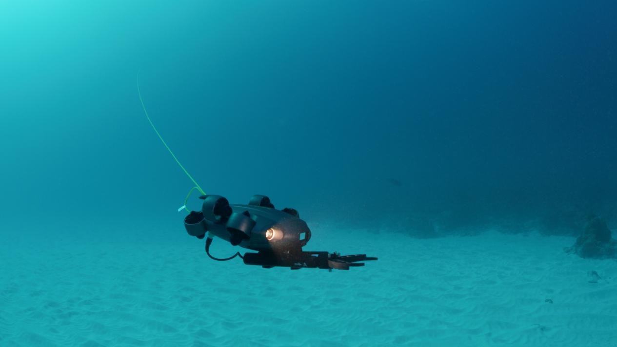 鳍源水下机器人为5G+海洋牧场带来科技助力！