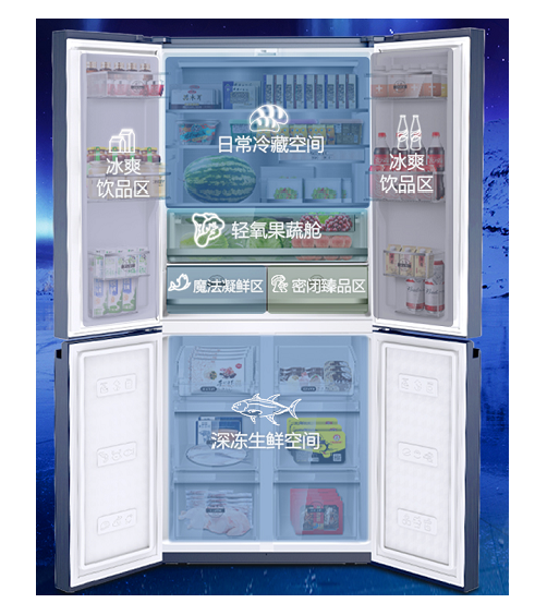 格力晶弘516全域养鲜冰箱：让美食更持久，生活更鲜活