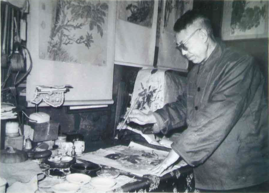 齐白石弟子牛山书画，助力齐白石国际文化节，齐白石书画院院长汤发周提供（一）