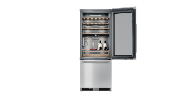 伽洛夫GRF冰箱+酒柜一体化定制，解锁高奢家装的意式优雅