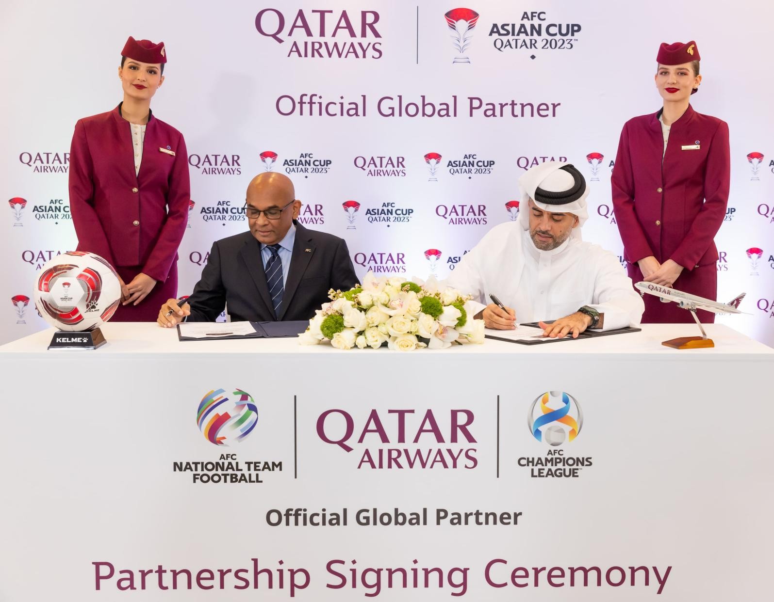 卡塔尔航空与亚洲足球联合会宣布全球合作伙伴关系