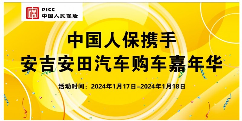 中国人保安田汽车购车嘉年华