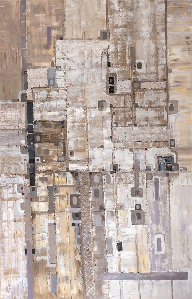 杨云，《理性世界》，布面油画，200cm×130cm.jpg
