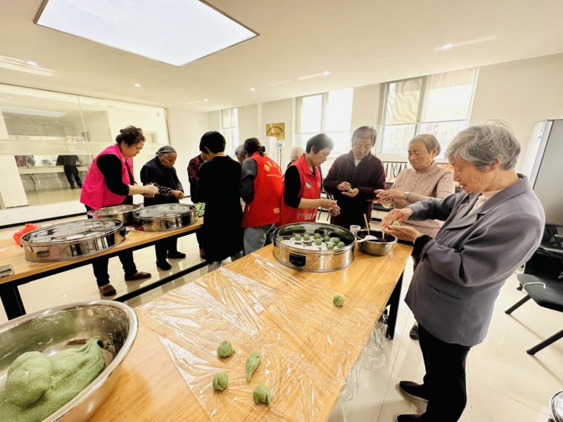 “宝”手制青团-清明节美食活动