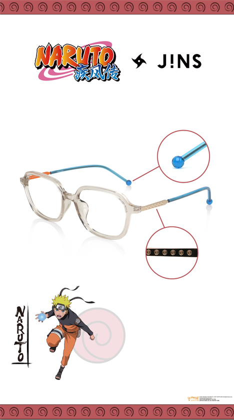 JINS火影忍者系列新品眼镜，4月2日热血上市