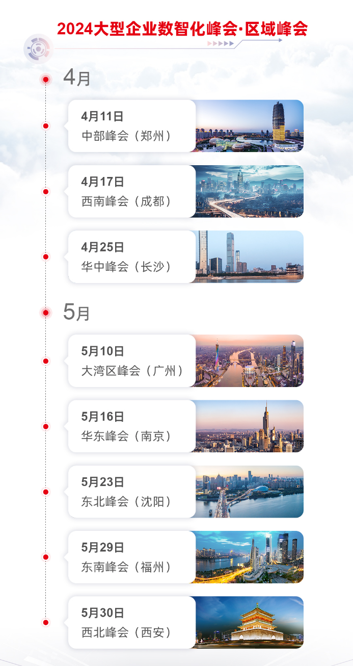 2024大型企业数智化峰会召开在即，中部行业领先企业将齐聚郑州