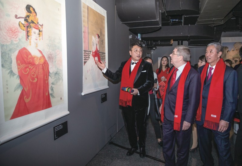 画家崔景哲受邀参加 “从北京到巴黎——中法艺术家奥林匹克行”中国艺术大展(图2)