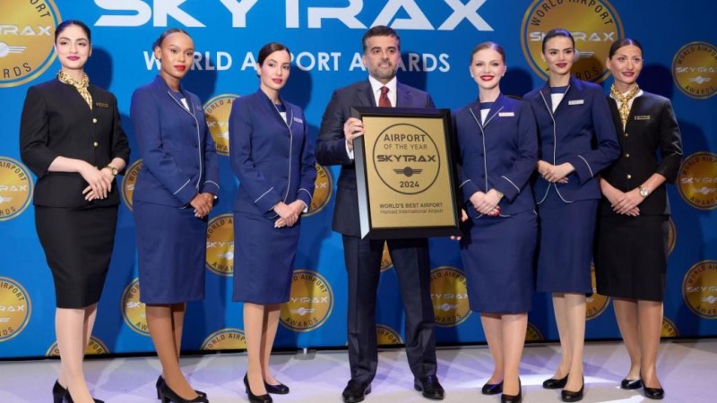 <b>哈马德国际机场荣膺2024年Skytrax全球机场奖 “全球最佳机场”</b>