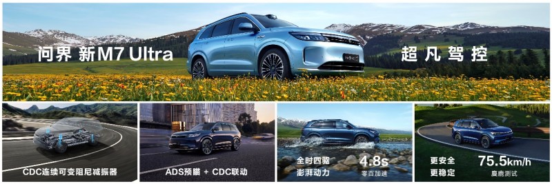 “国民SUV”再升级，问界新M7 Ultra售28.98万起，在绍兴上市即交付