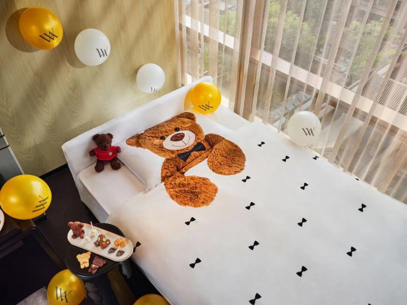 北京华尔道夫酒店携手荷兰知名儿童床品 SNURK打造泰迪熊儿童房