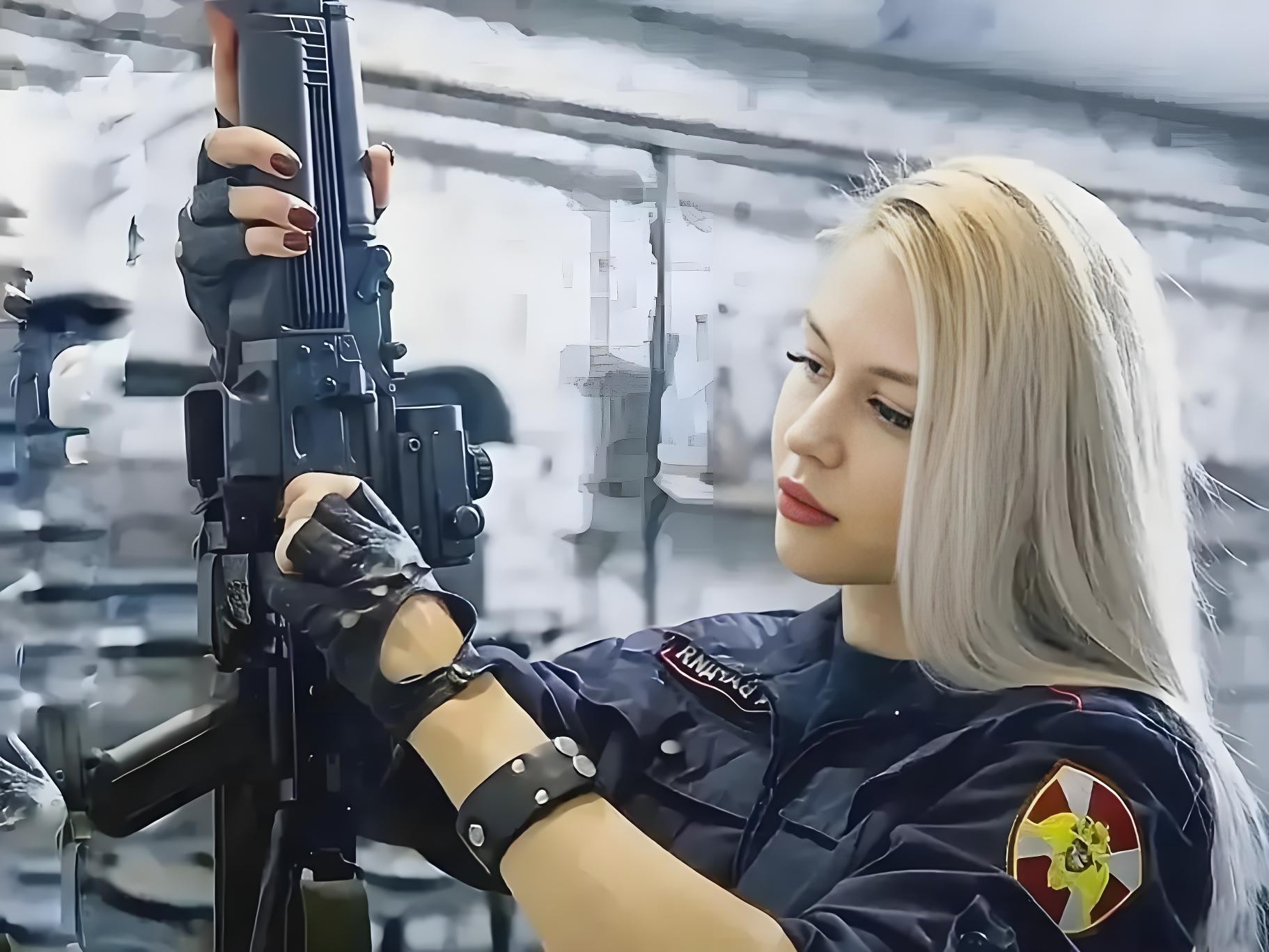 巾帼不让须眉，俄罗斯最美狙击手 阿达斯娜·斯洛德西娅