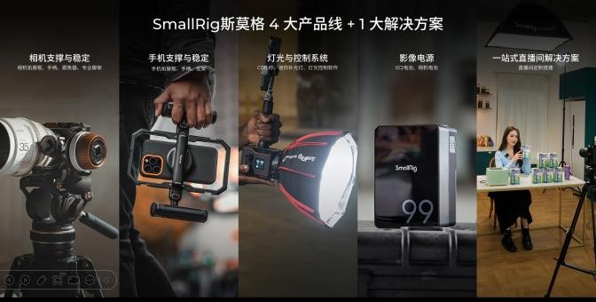 乐其创新SmallRig4大产品线+1大解决方案