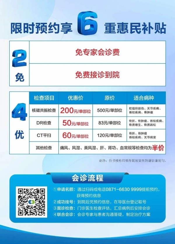 北京海军总院名医来啦！9月22日在云南省疼痛病医院开展联合会诊