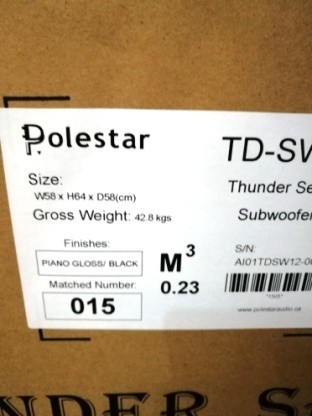 Polestar TD-SW12 12” Active Subwoofer(图2)