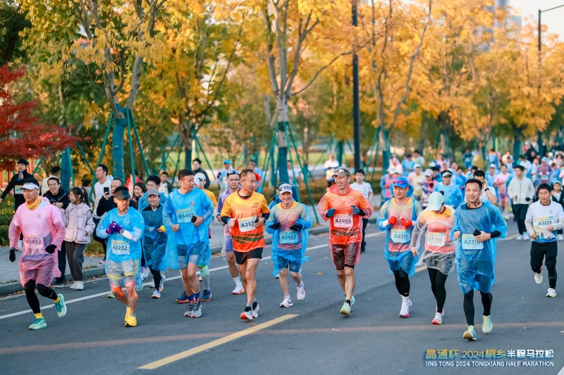 晶通杯2024桐乡半程马拉松赛圆满落幕，8000名跑者共襄盛举