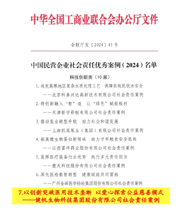 全国仅61家！珠海企业健帆集团入选中国民营企业社会责任优秀案例